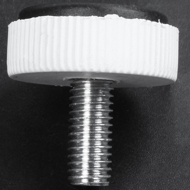 M8 x 15mm Adjustable Screw on Furniture Glide Leveling Feet Leg 10pcs