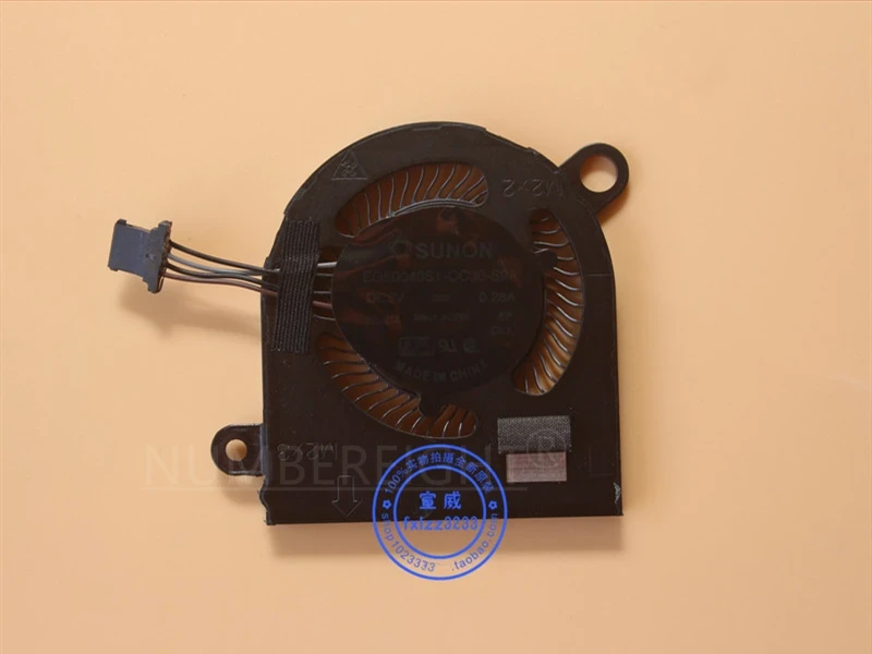 Stock CPU Cooler Fan/Heatsink For Dell Latitude 7390 E7390 2-in-1 034T0C 34T0C EG50040S1-CC30-S9A ND55C19 17G18 Radiator
