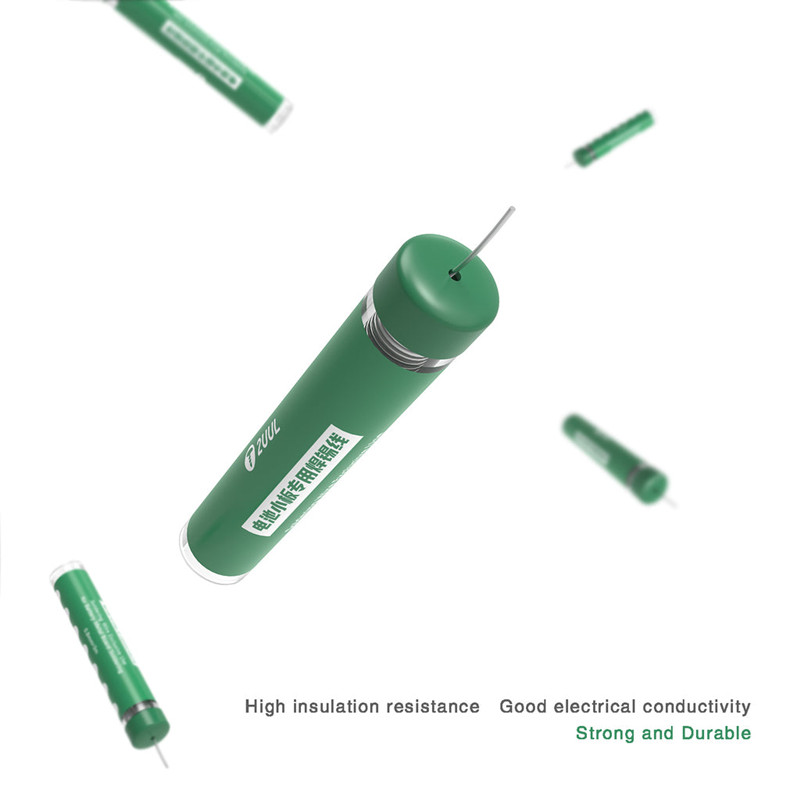 2UUL SC39 Soldering Wire for Mobile Phone Battery Metal Board 0.8mm*3m No Need Spot Soldering Machine Welding Tin Line