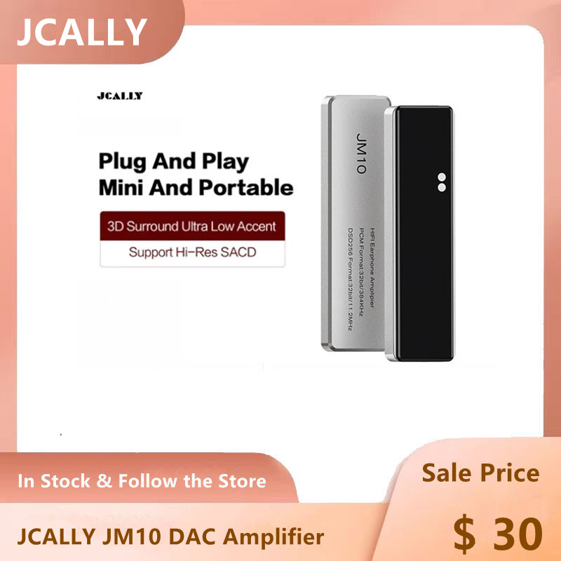 JCALLY JM10 DAC Amplifier HiFi Decoding CS43131 DSD256 USB Type C To 3.5MM Can Push 600ohm for Android iOS computer Sonata DC03