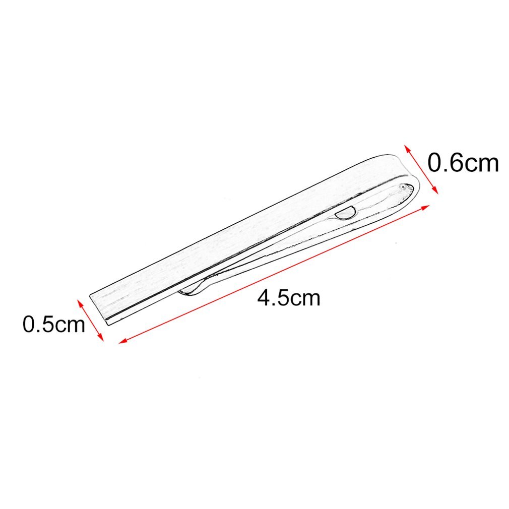 Eenvoudige stropdas clip stropdas sluiting clip heren stropdas speld zakken sieraden pak accessoires voor bruiloft
