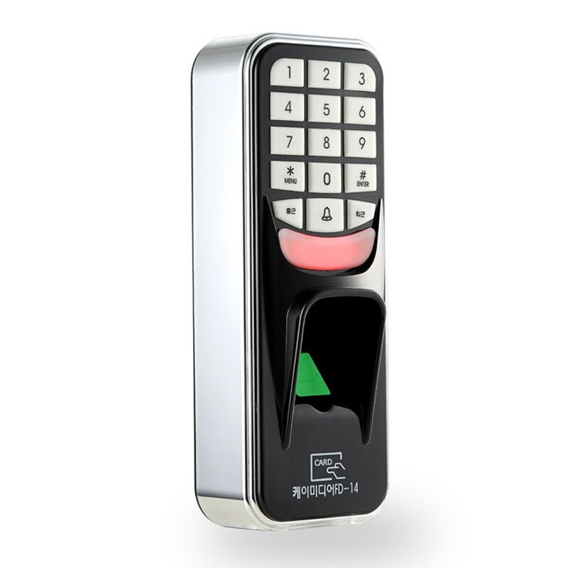 Fingerprint Password Key Lock Access Control Machine Biometric Electronic Door Lock RFID Reader Scanner System