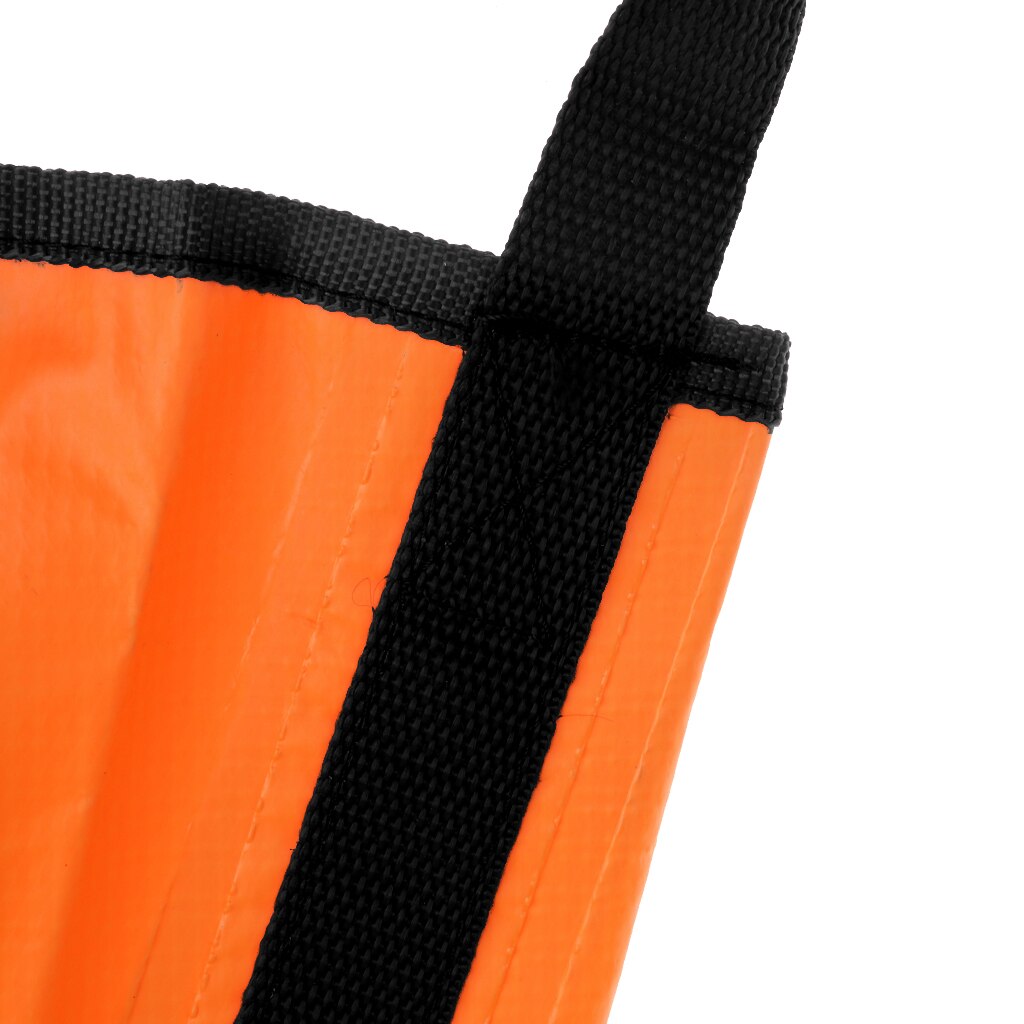 Orange Durable PVC 24" Sea Anchor Drogue Sail Brake for 14-16ft Boat + 30' Kayak Float Tow Rope