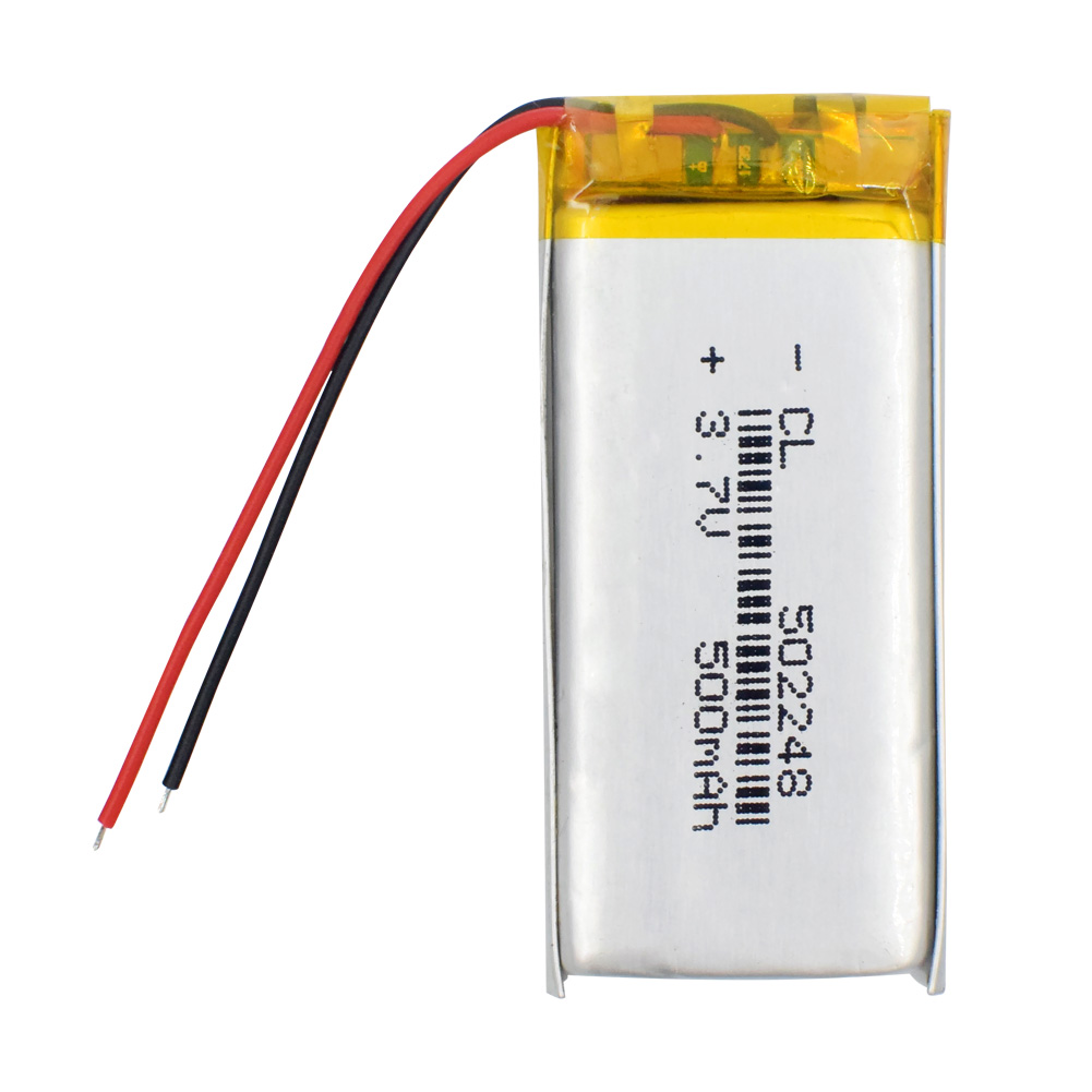 502248 3.7v 500mAh li-ion Lipo cells Lithium Li-Po Polymer Rechargeable Battery For Bluetooth speaker GPS PDA Tachograph