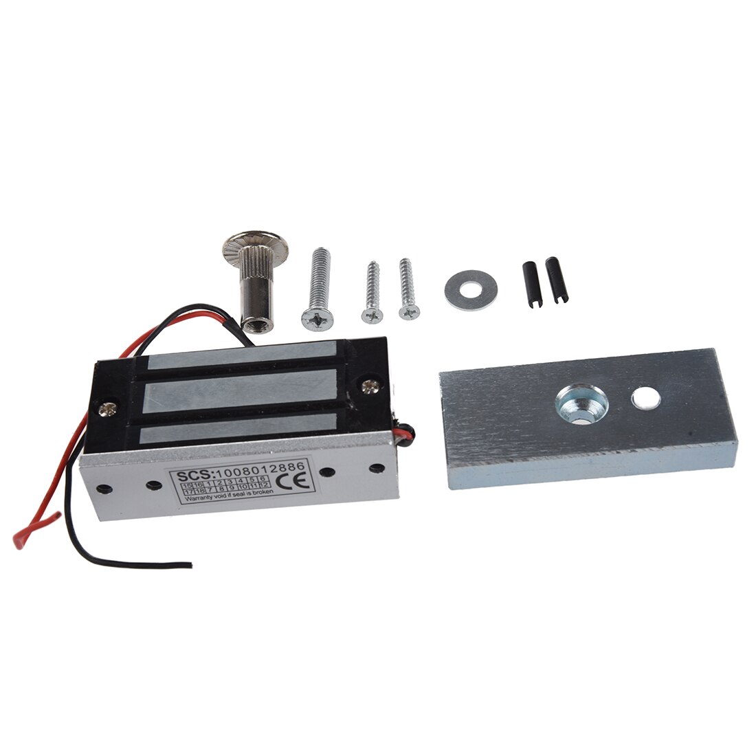 60kg 130LBs Holding Force Electric Magnetic Lock for Door Access Control System Electromagnet Fail-Safe NC Mode