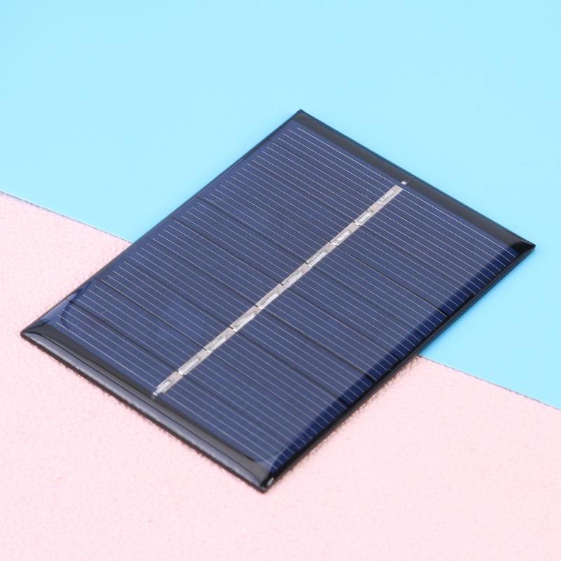 0.6w 5v 120ma solcellemodul polykrystallinsk solcellepanel gjør-det-selv-lader