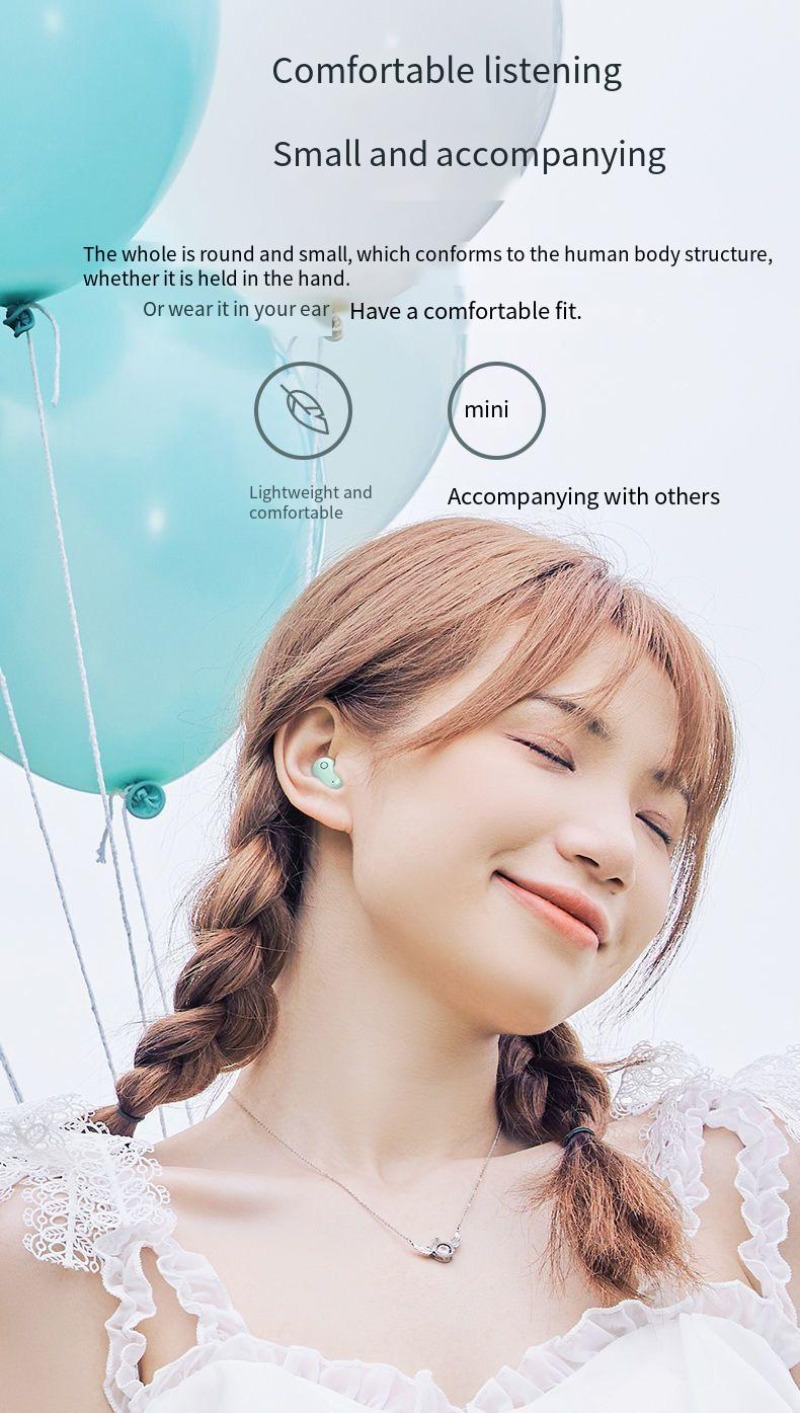 J15 ladies headset Bluetooth wireless mini cute girl with high face value, comfortable and high sound E6S