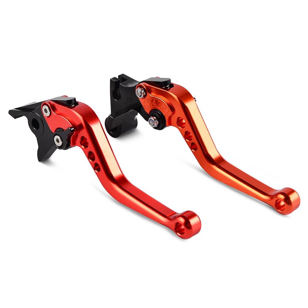 Motorcycle Brake Lever Clutch Lever For Suzuki GSX1300R Hayabusa: orange Short