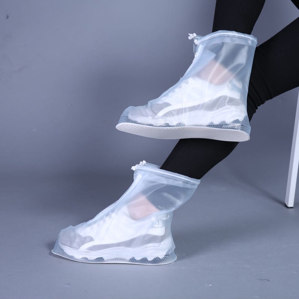Outdoor Rain Shoes Boots Covers Waterproof Slip-resistant Overshoes Galoshes Travel for Men Women Kids Shoes Cover A10