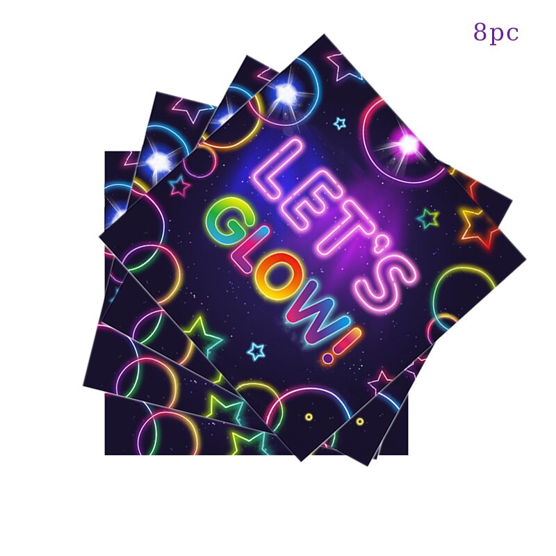 4m Leucht Girlanden Fluoreszierende Geburtstag Papier Banner glühen Party Liefert Nacht Party Foto Requisiten Glücklich Geburtstag Party Dekor: Armee Grün