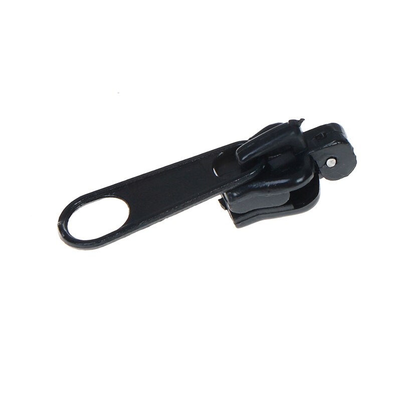 6pz aggiustare Cerniera di Ricambio Cursore cerniera lampo Denti Disegno Chiusure Lampo Testa Della Chiusura Lampo kit di Riparazione Universale di Plastica in Metallo Camera serratura 2.5cm