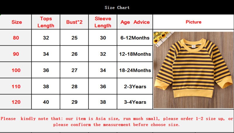 Vêtements d'automne et d'hiver pour bébés | Haut rayé, pour bébés garçons et filles de 6M-4Y, pull à manches longues, une pièce, 2 couleurs