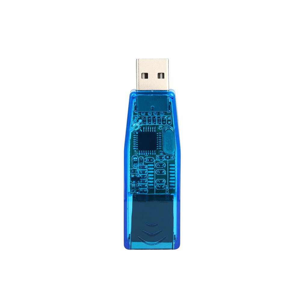 2017 Hot USB 2.0 Para LAN Ethernet RJ45 10/100Mbps Placa de Rede Adaptador azul para PC Android