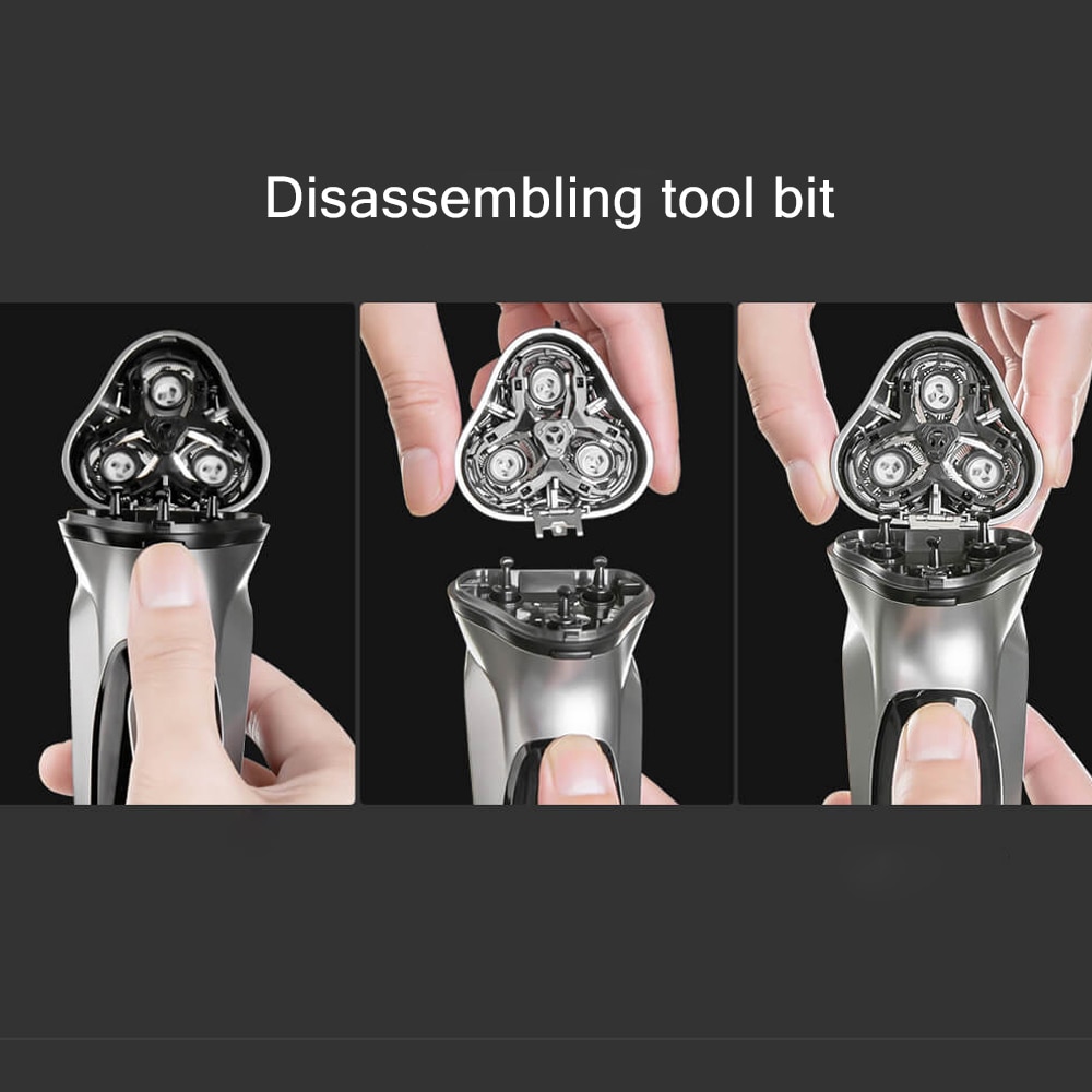 Xiaomi Enchen Black Stone 3D Float ShaverHead Double Rings Razor Cutter Heads CutterHead for Men Placement ShaverHead