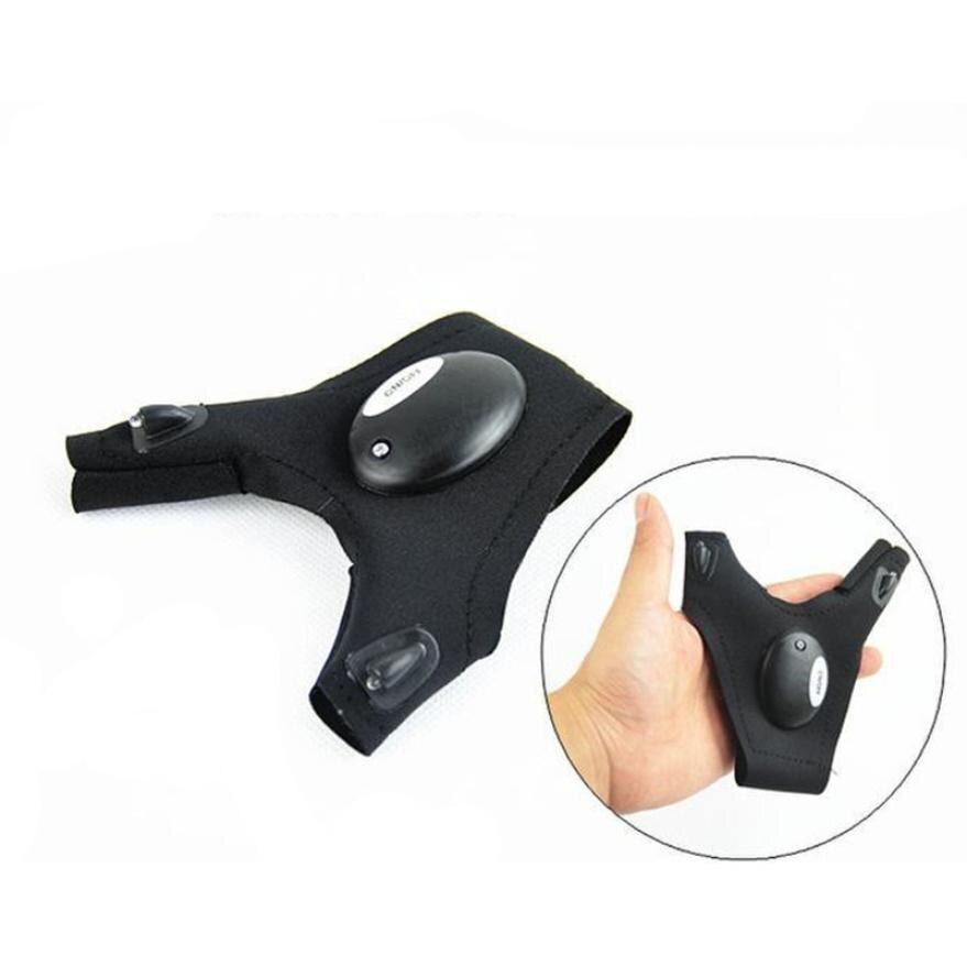 NEUE LED Licht Handschuhe Finger Beleuchtung Auto Reparatur draussen Activing Nacht Angeln Artefakt # A20