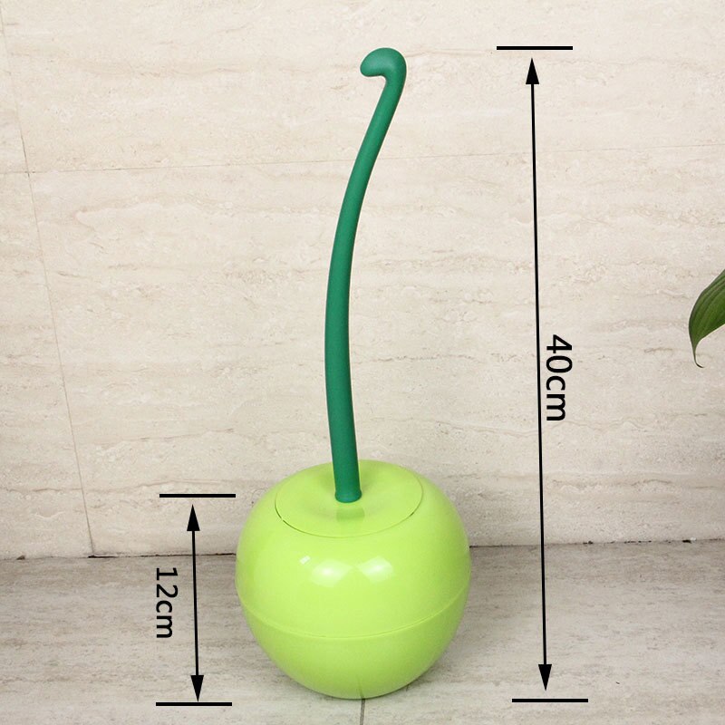 Cute Cherry Shaped Toilet Brush Holder Set Bathroom Cleaning Kit Cleaner Household Toilet Cleaning Brushes C1086 f