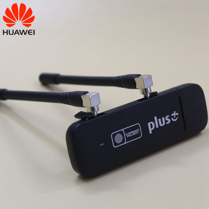 Débloqué Huawei 4G USB Modem E3372 E3372s-153 4G USB Dongle 150 Mbps Modem 4G LTE Dongle USB Modem plus antenne noire