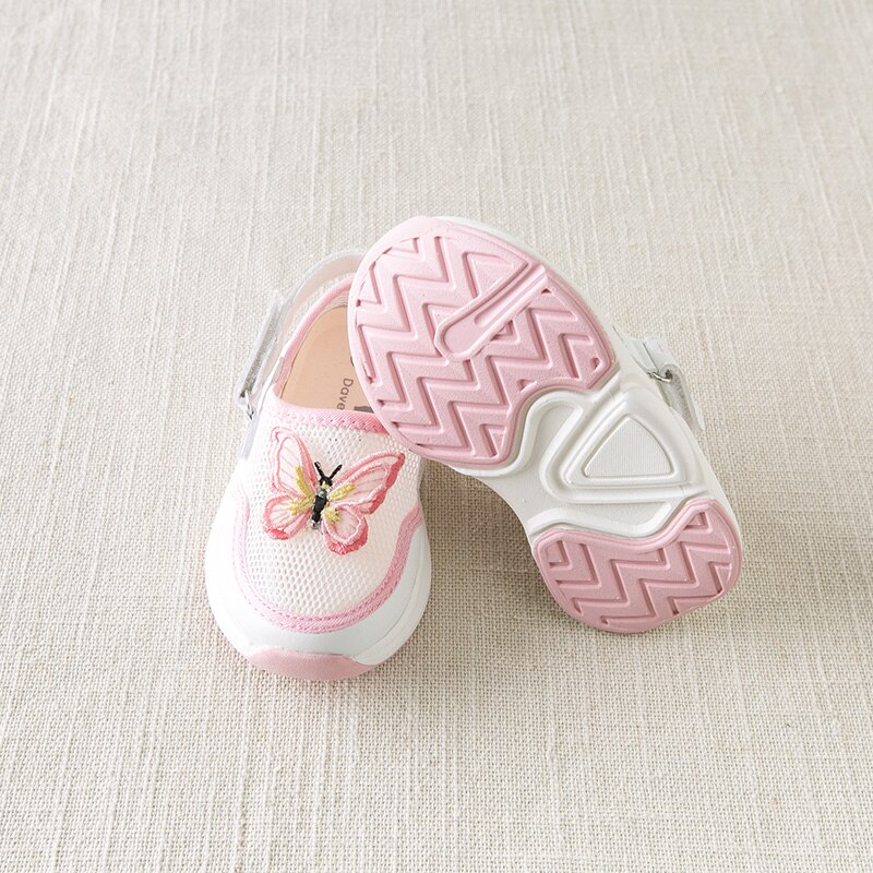 DB13759 dave bella baby girl summer sandals white butterfly sandals cute brand shoes baby sandals