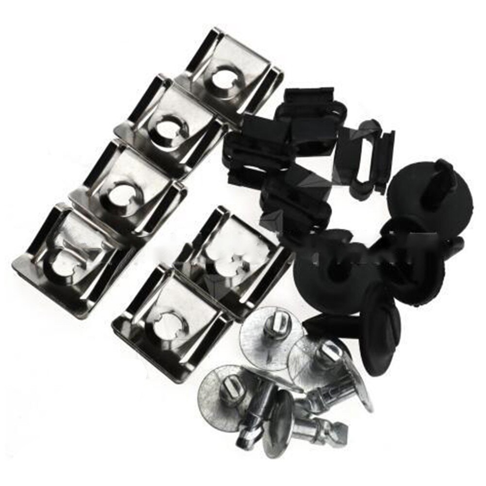 20pcs Car Accessories Engine Undertray Underbody Shield Clips Door Strips Fit For A3 A4 A6 A8 For Car Chassis Components