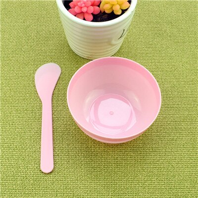Plast slime skål diy modellering lera tillbehör för barn lera slime leksaker leveranser: Rosa