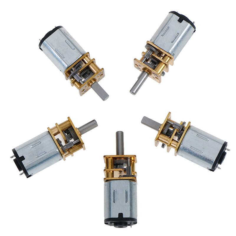 1PC DC 6V 12V Mini Micro Metal Gear Motor met Gearwheel DC Motoren 20/30/ 50/100/200/300 RPM