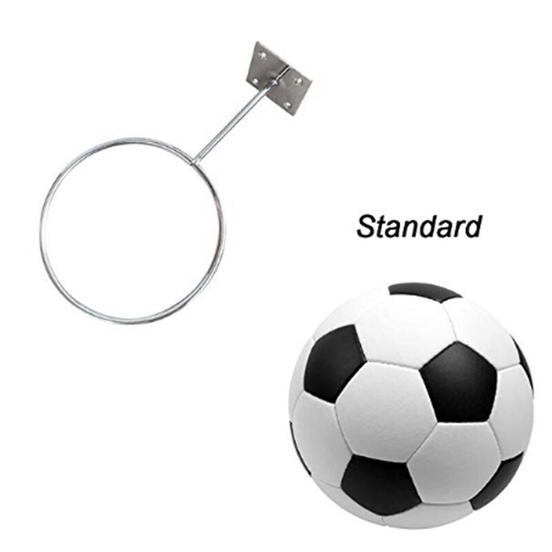 2 Pack Wall Mount Sports Ball Holder Display for Medicine Ball, Basketballs, Volleyballs, Soccer Storage Rack
