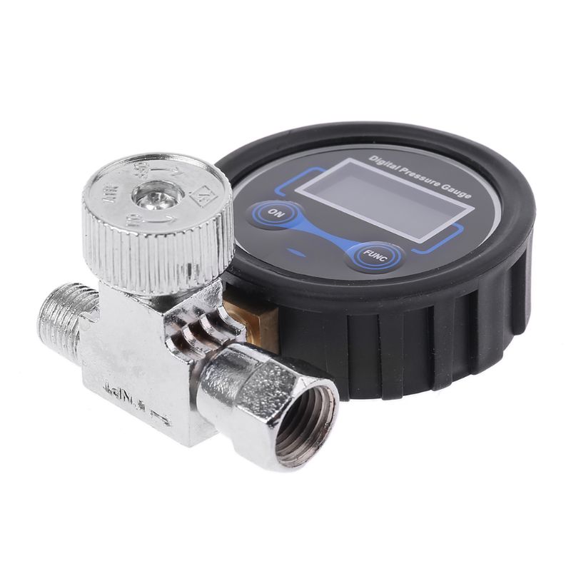 Digitale 1/4 &quot;200PSI Luchtdruk Regulator Gauge Regelklep Voor Spuitpistool