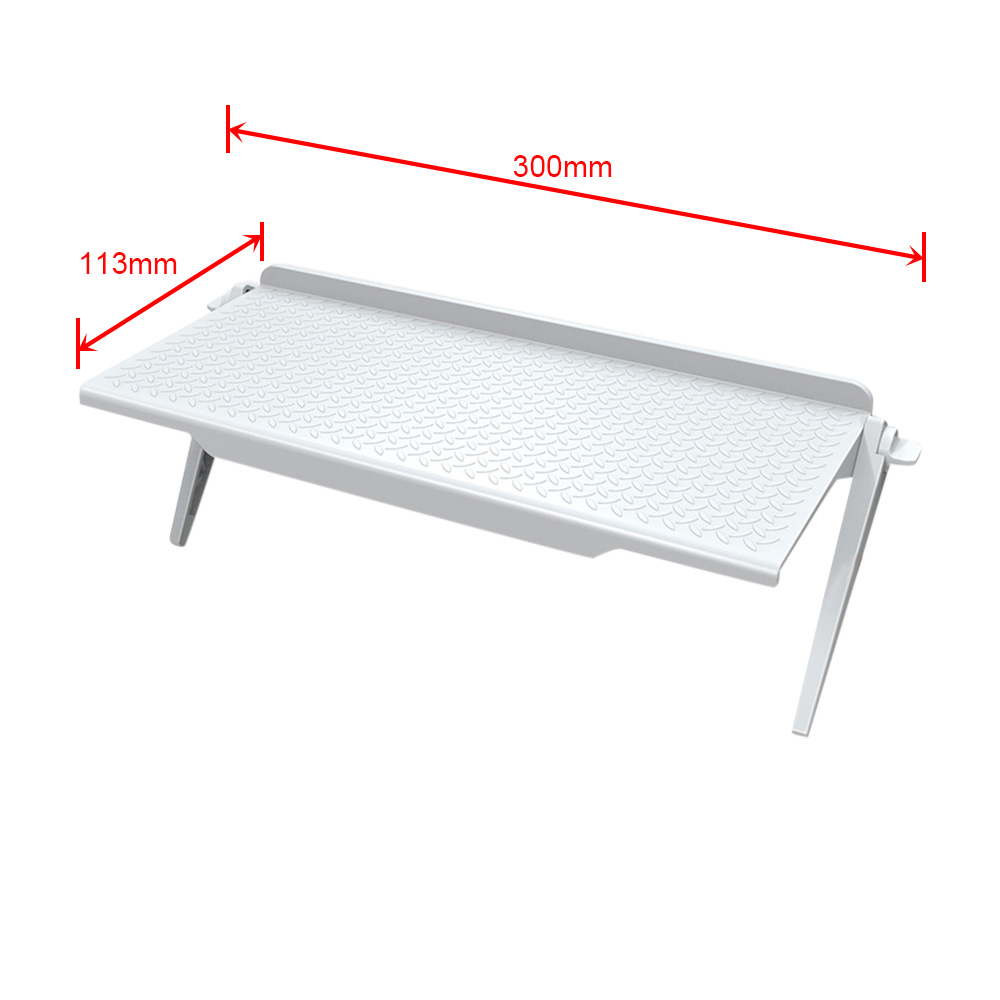 TV-scherm Top Opbergplanken Verstelbare Monitor Opbergrek Computer Desktop Display Stand TV Router Opbergrek Organizer: Rood