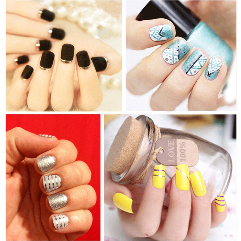 32 kleuren Nail Sticker Decals Striping Tape Lijnen Multicolor Rolls Striping Tape Line Nail Art Decoratie Sticker DIY Nail Tips