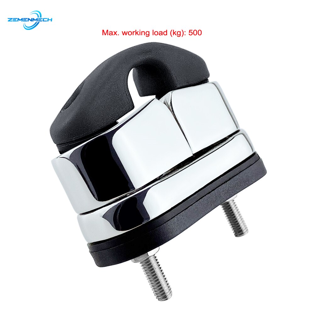 316 Stainless Steel Black Ball Bearing Cam Cleat Pilates Equipment Marine Boat Fast Entry Rope Wire Fairlead Sailing Accessories