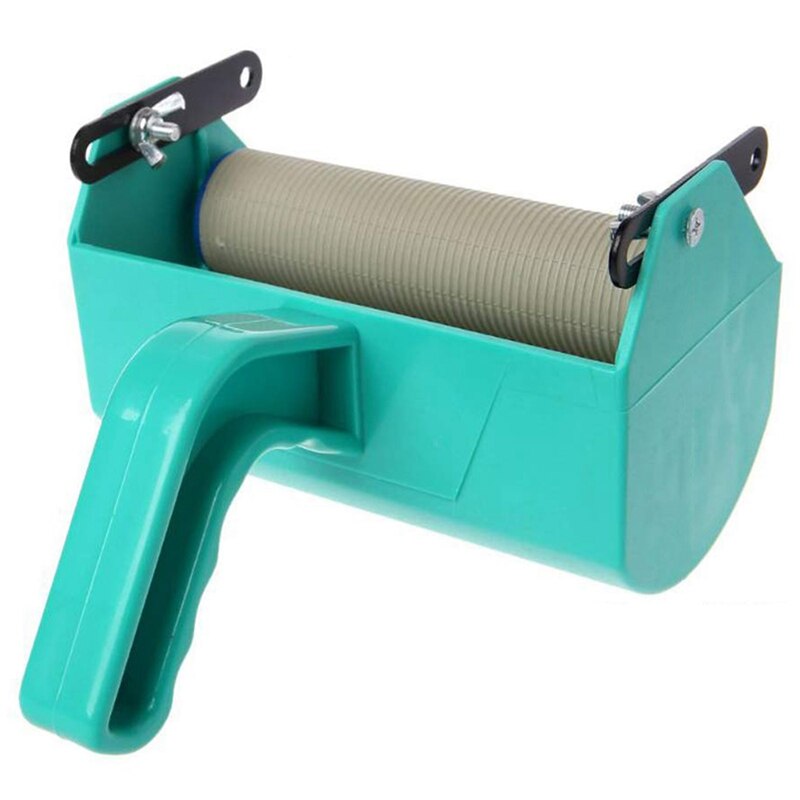 Patroon Borstel Decoratieve Textuur Roller Met Reliëf Plastic Handvat Met Monochrome Schilderij Machine Voor Wanddecoratie