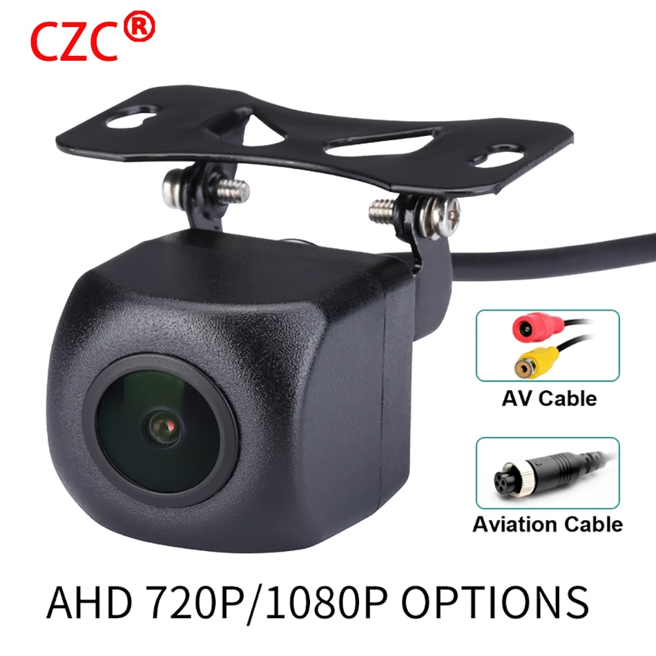 170° AHD 1080P Vehicle Rear View Camera Car Reverse Black Fisheye Lens Night Vision Waterproof Universal