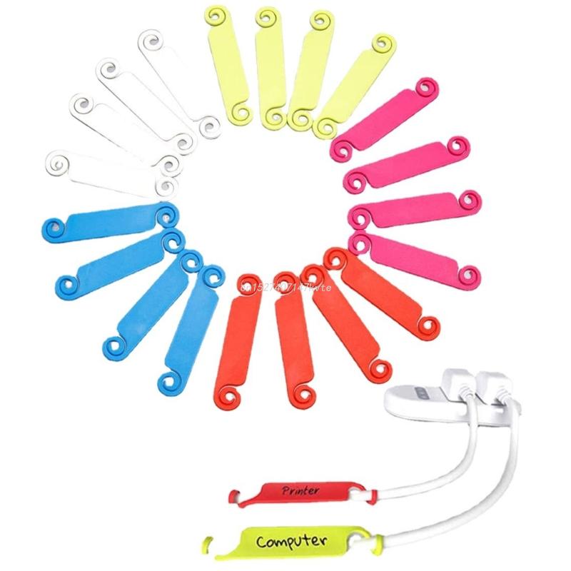 Kabel Tags Kabel Labels Multicolor Kabel Identificatie Markering Borden Cord Management Draad Organiseren Management Labels