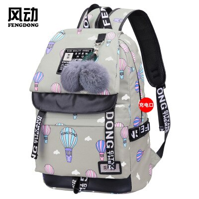 Backpack Women Backpack Nylon Women Shoulder Bag Student School Bag Backbag Mochilas Female Bagpack Rucksack: 7