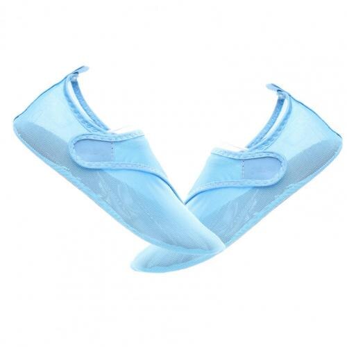 Unisex Breathable Quick-drying Water Sneakers Transparent Swimming Mesh Shoes for Spring/Summer: Blue / 41