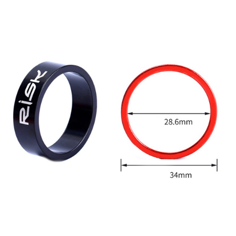 5 stks Aluminium Bike Spacers voor Trapas, Crank Set Ringen voor