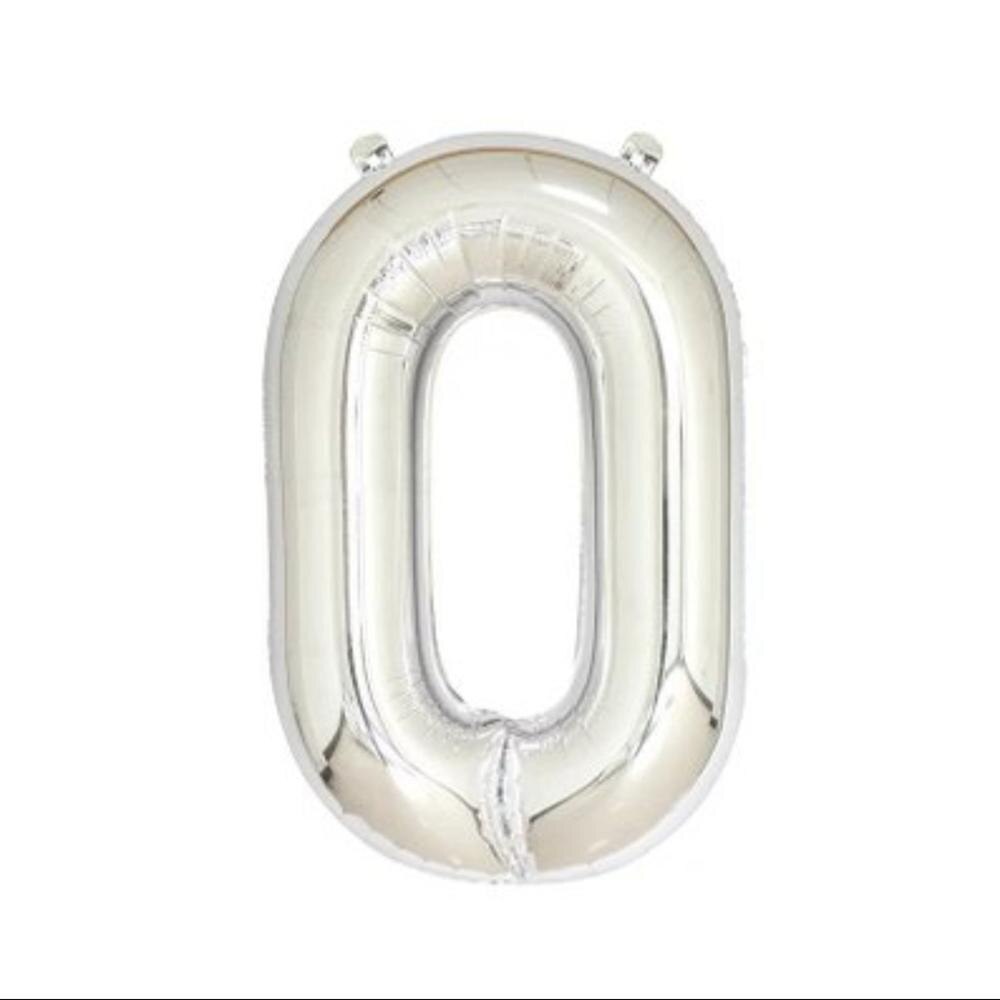 16inch Silver Gold Foil Number Balloons Digital Globos Birthday Wedding Baby Sh ower Birthday Wedding Decoration Party Supplies