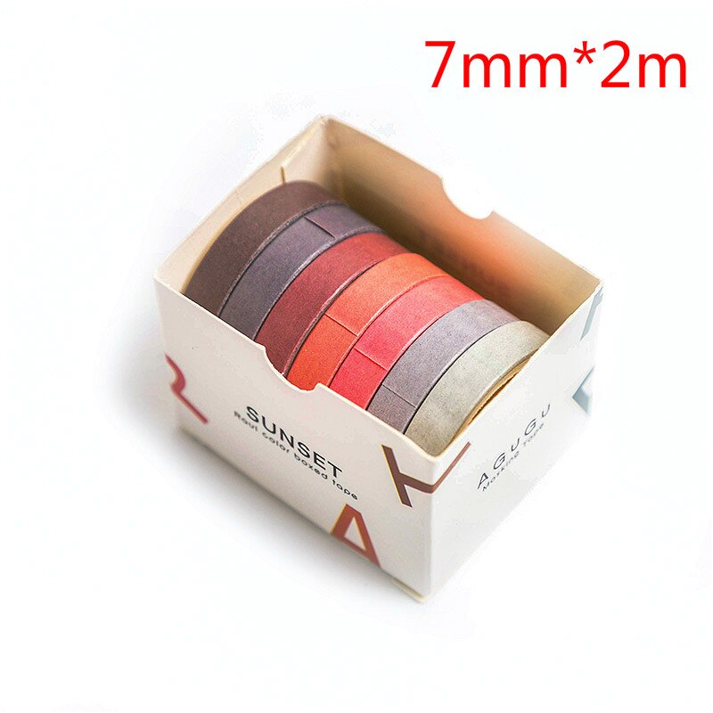 Grid Washi Tape Leuke Decoratieve Plakband Effen Kleur Afplakband Voor Stickers Scrapbooking Diy Briefpapier Tape: 588