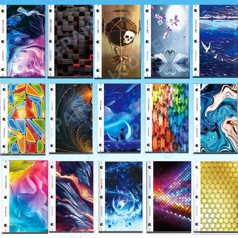 50Pcs Mobile Phone Protective Film Cutting Machine Hydrogel Thickened Non-Marking Explosion-Proof Sheet Matte HD Membrane: 50pcs Design Back