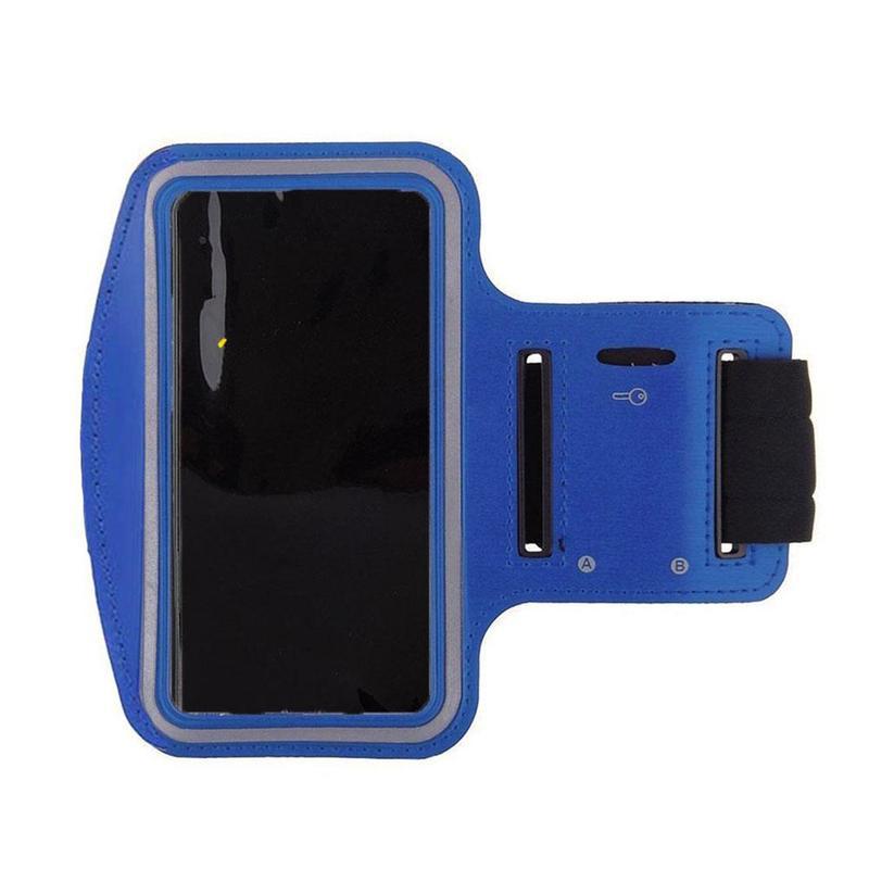 Outdoor Sports Arm Bag Running Fitness Wrist Bag 4 Inch Mobile Arm Arm Cycling Phone 6 Strap To Bag Portable Universal R8L3: Blue