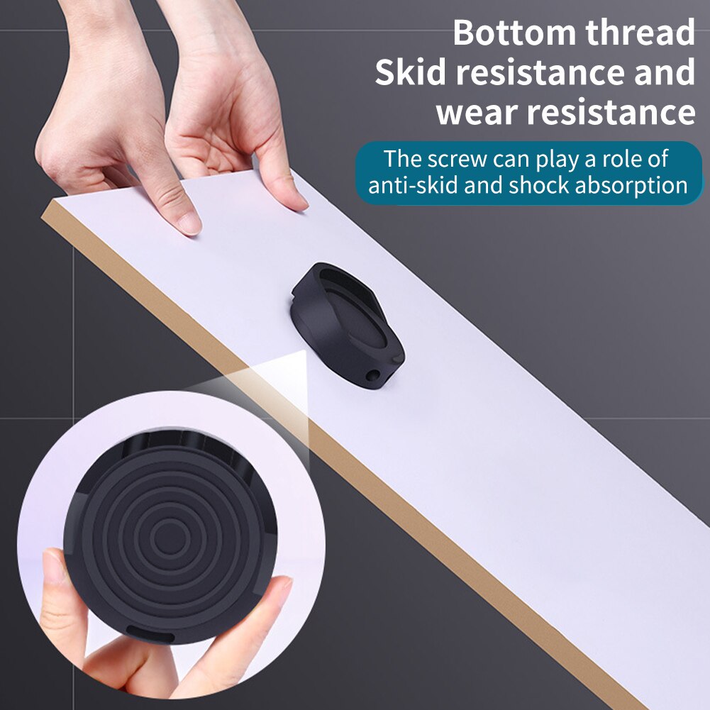 4 pièces Protection de sol universelle Durable Anti Vibration Machine à laver pieds résistant à l'usure amortisseur antidérapant facile à installer