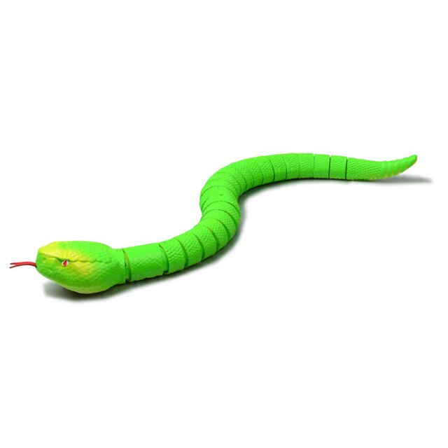 RC Remote Control Snake And Egg Rattlesnake Animal Trick Terrifying Mischief Toys for Children Funny Novelty Christmas: Green