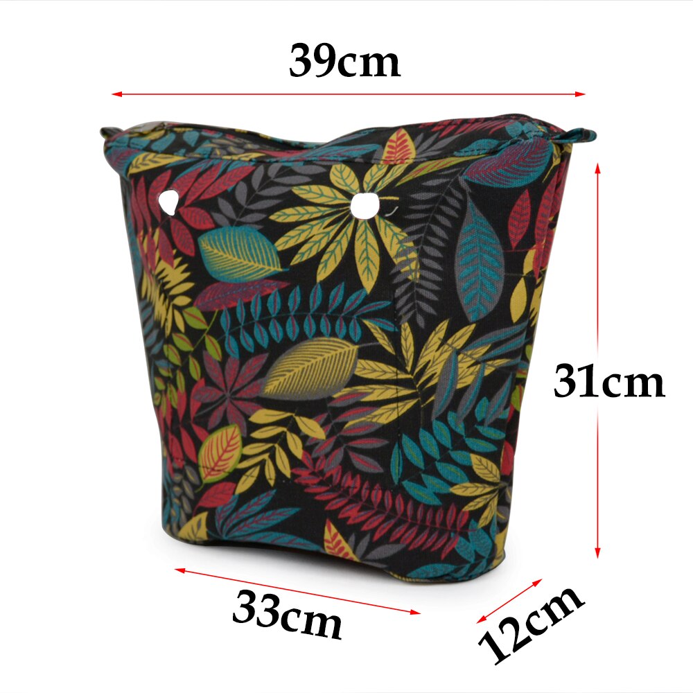 Tanqu Kleurrijke Waterdichte Binnenvoering Insert Ritsvak Voor Klassieke Obag Canvas Binnenzak Voor O Bag