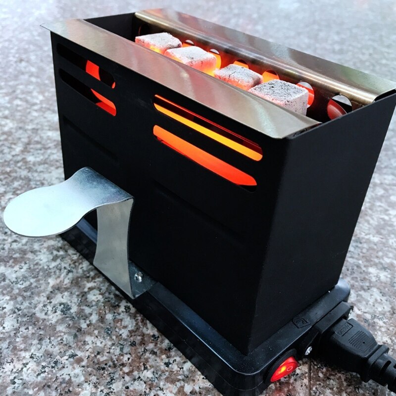 Mini estufa de carbón portátil, 800W, quemador eléctrico, horno de placa , cocina casera