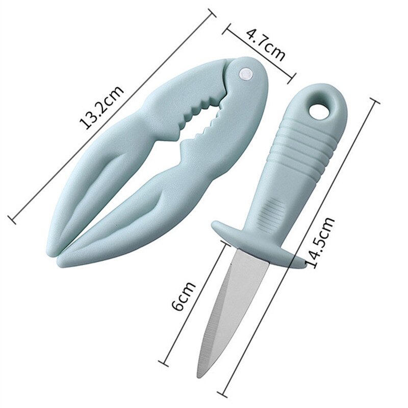 Creatieve Moer Opener Walnoot Clip Huishouden Krab Eten Tool Krab Clip Sheller Keuken Crab Claw Tool Oyster Opener Mes Set