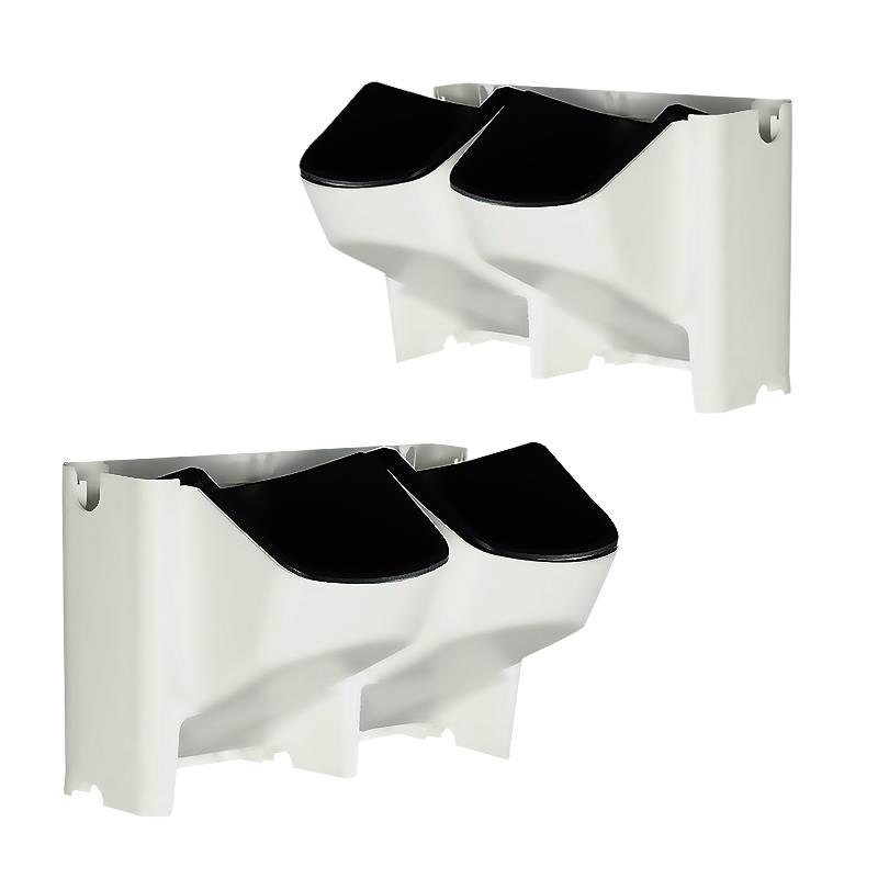 Vertical Wall Planter Wall-Mounted Flower Pot Hydroponics Wall-Mounted Plastic Home Wall-Mounted Potted Plant Bonsai Mini Garden