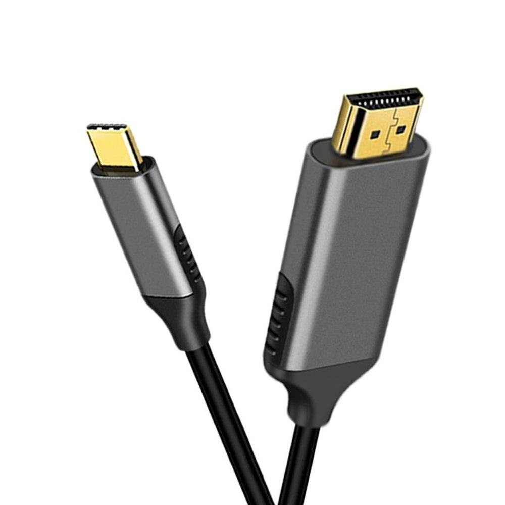 Duurzaam Usb C 3.1 Naar Hdmi 1080P Adapter Kabels Type C Naar Hdmi Kabel Voor Macbook Samsung Galaxy S9/S8/Note 9 Huawei USB-C Hdmi