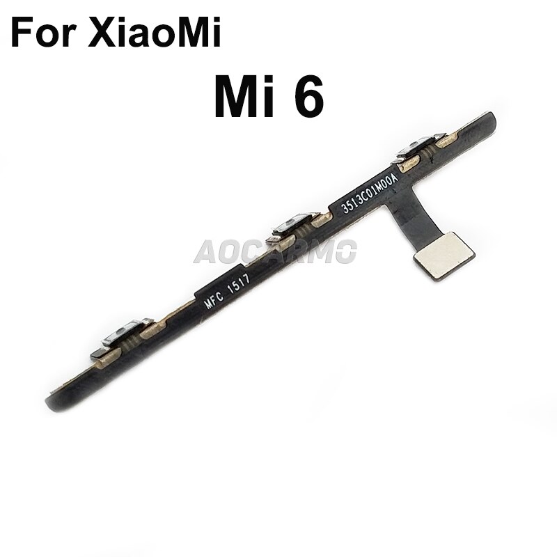 Aocarmo Voor Xiaomi 6 Mi6 Power On/Off Volume Up/D... – Grandado