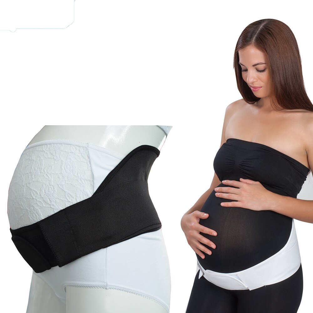 Vrouw Moederschap Voor Zwangere Riem Zwangerschap Bandages Accessoires Cincher Ondersteuning Baby Gravida Spuc Postpartum Gordel Kleding: Xl / Black