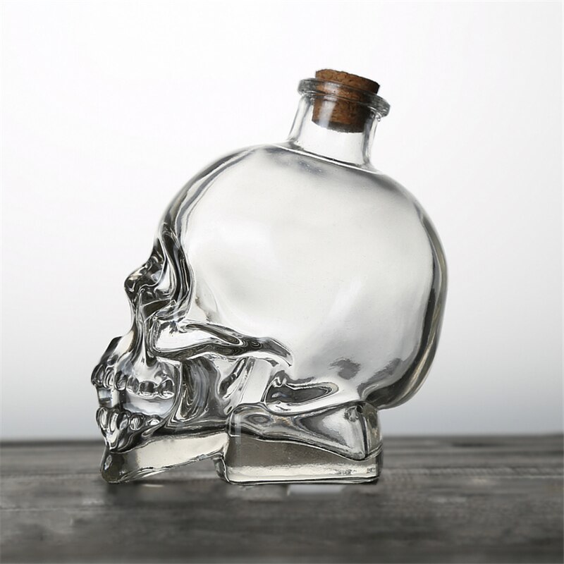 400ml Glass Spray Bitter Dropper Bottle Scrub skull bitter bottle of bitter medicine dropper BITTER BOTTLE WINE BOTTLE